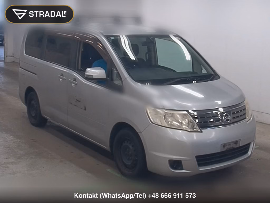 NISSAN SERENA 5D 2008, aukcja z Japonii, zdjęcie 1