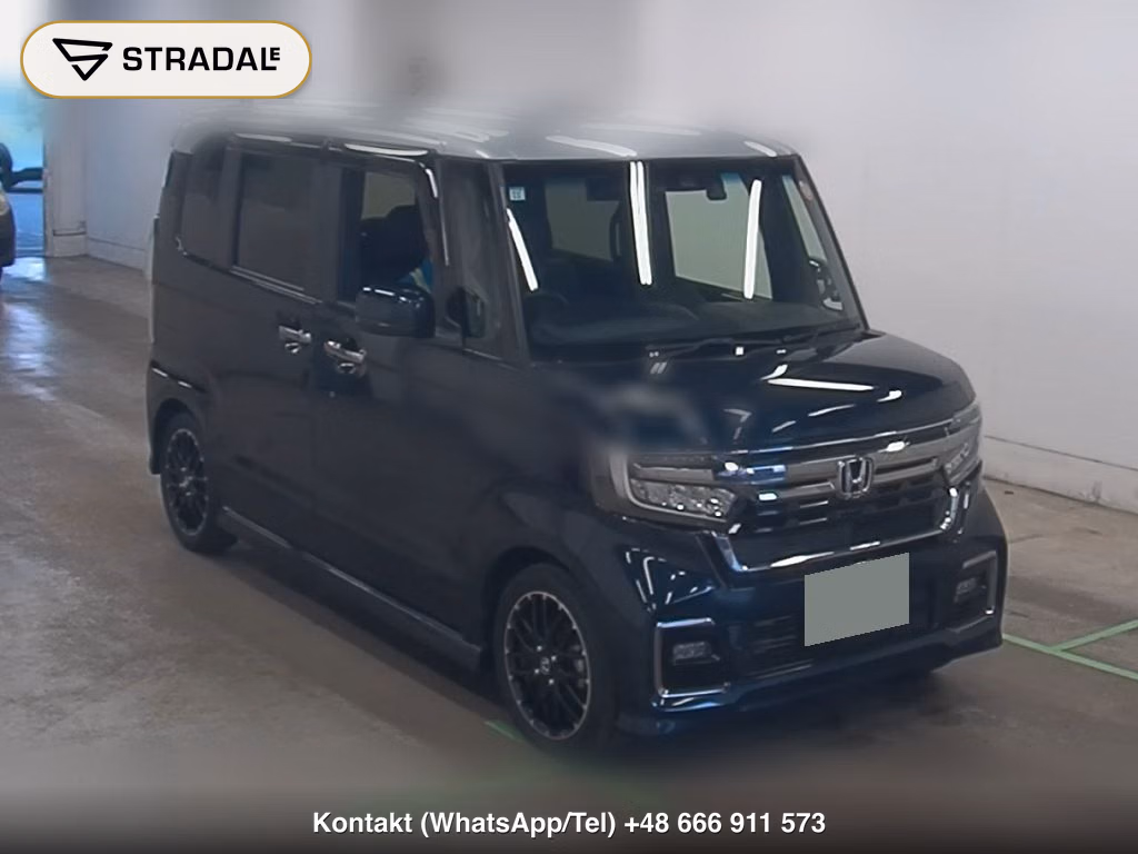 HONDA N-BOX CUSTOM L･TURBO 2021, aukcja z Japonii, zdjęcie 1