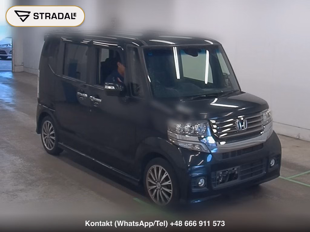 HONDA N-BOX CUSTOM TURBO SS PACKAGE 2014, aukcja z Japonii, zdjęcie 1