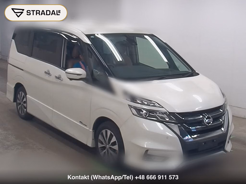 NISSAN SERENA 5D HIGHWAY STAR G 2017, aukcja z Japonii, zdjęcie 1