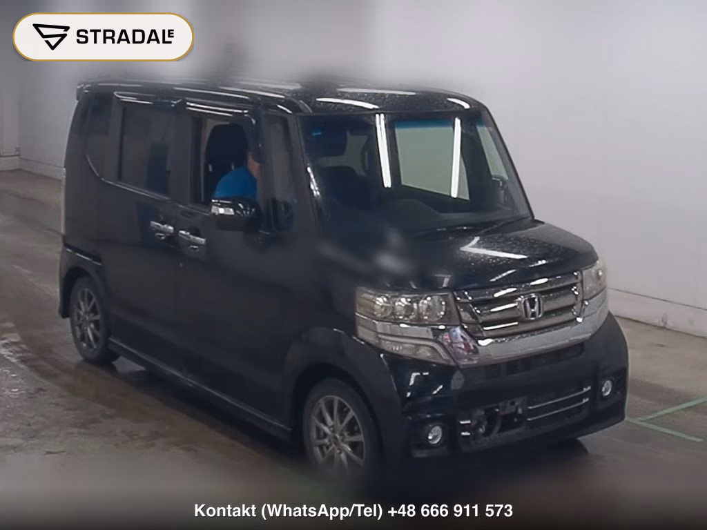 HONDA N-BOX CUSTOM G・L PACKAGE 2017, aukcja z Japonii, zdjęcie 1