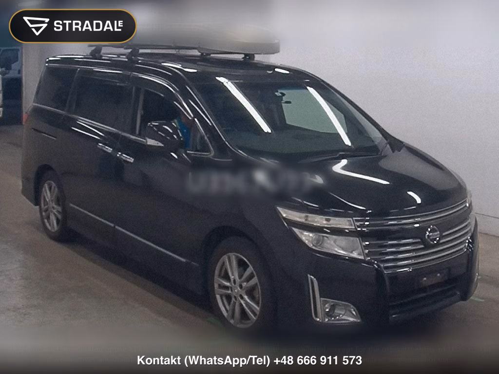 NISSAN ELGRAND 5D 250 HIGHWAY STAR BLACK LEATHER, miniaturka 2