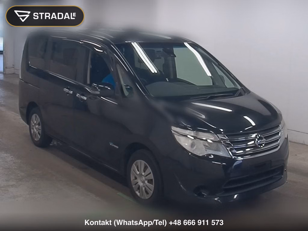 NISSAN SERENA 5D 20X V SELECTION + SAFETY S-HYBRID 2015, aukcja z Japonii, zdjęcie 1