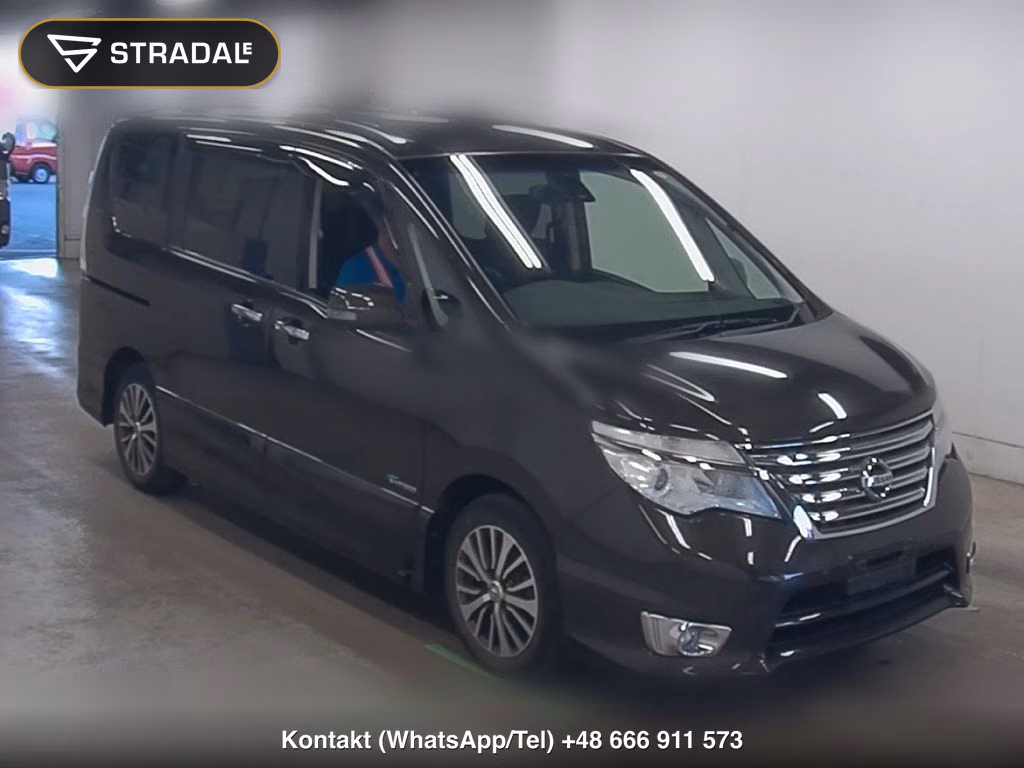 NISSAN SERENA 5D HIGHWAY STAR S-HYBRID ADVANCED SAFETY PA 2014, aukcja z Japonii, zdjęcie 1