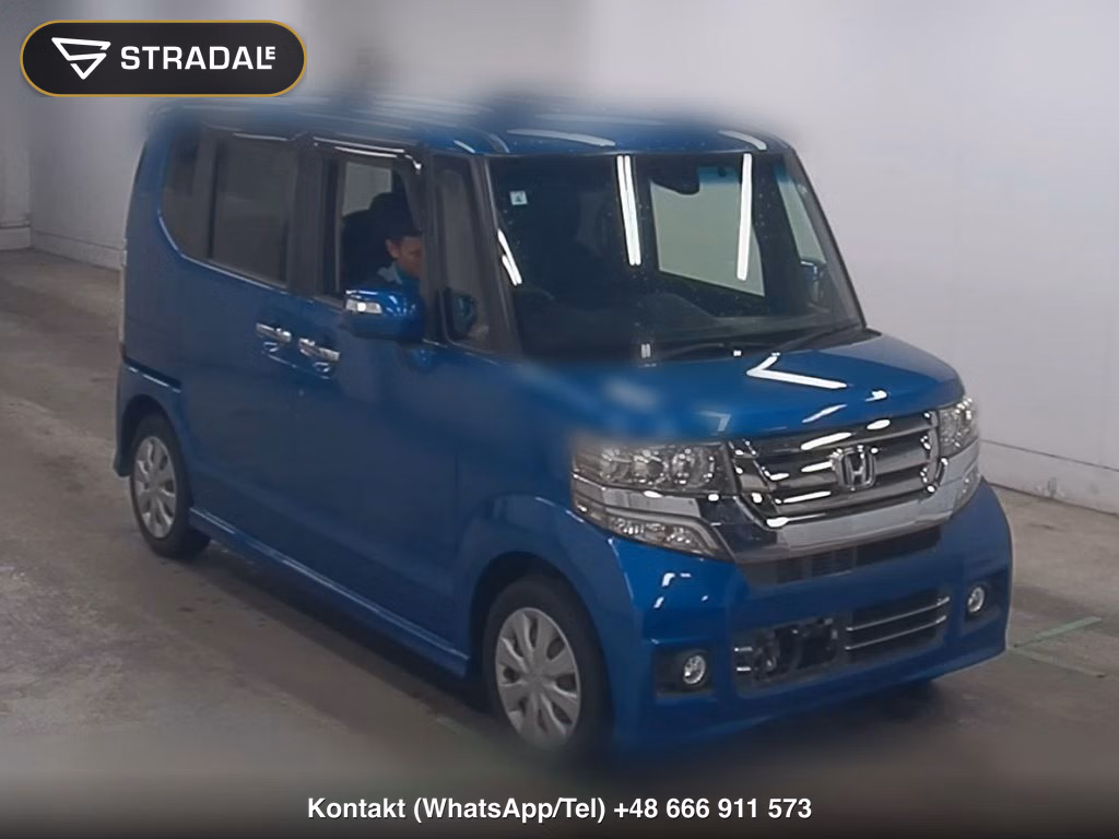 HONDA N-BOX CUSTOM G・L PACKAGE ANSHIN PACKAGE 2015, aukcja z Japonii, zdjęcie 1