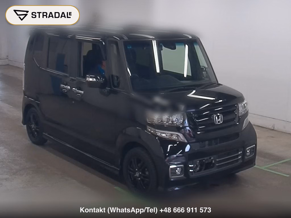HONDA N-BOX CUSTOM G SS BLACK STYLE PACKAGE 2017, aukcja z Japonii, zdjęcie 1