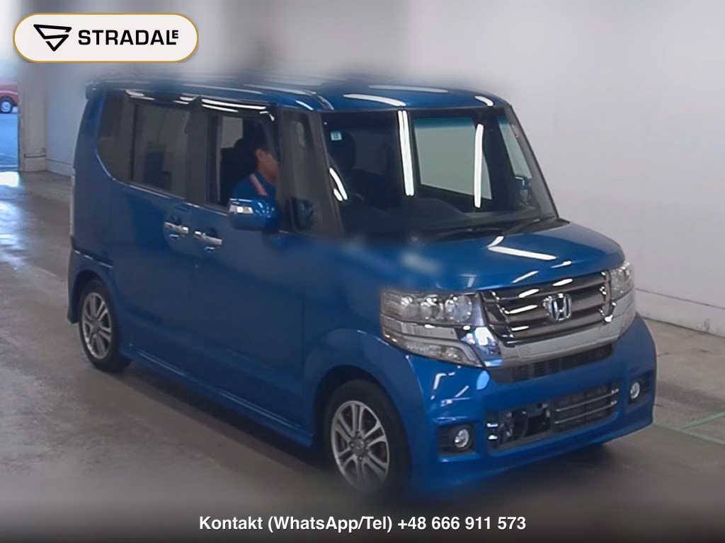 HONDA N-BOX CUSTOM G・L PACKAGE 2015, aukcja z Japonii, zdjęcie 1