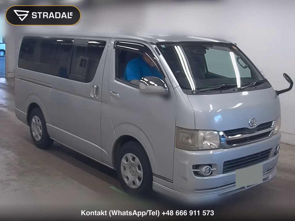 TOYOTA HIACE VAN 5D LONG SUPER GL 2010, aukcja z Japonii, zdjęcie 1