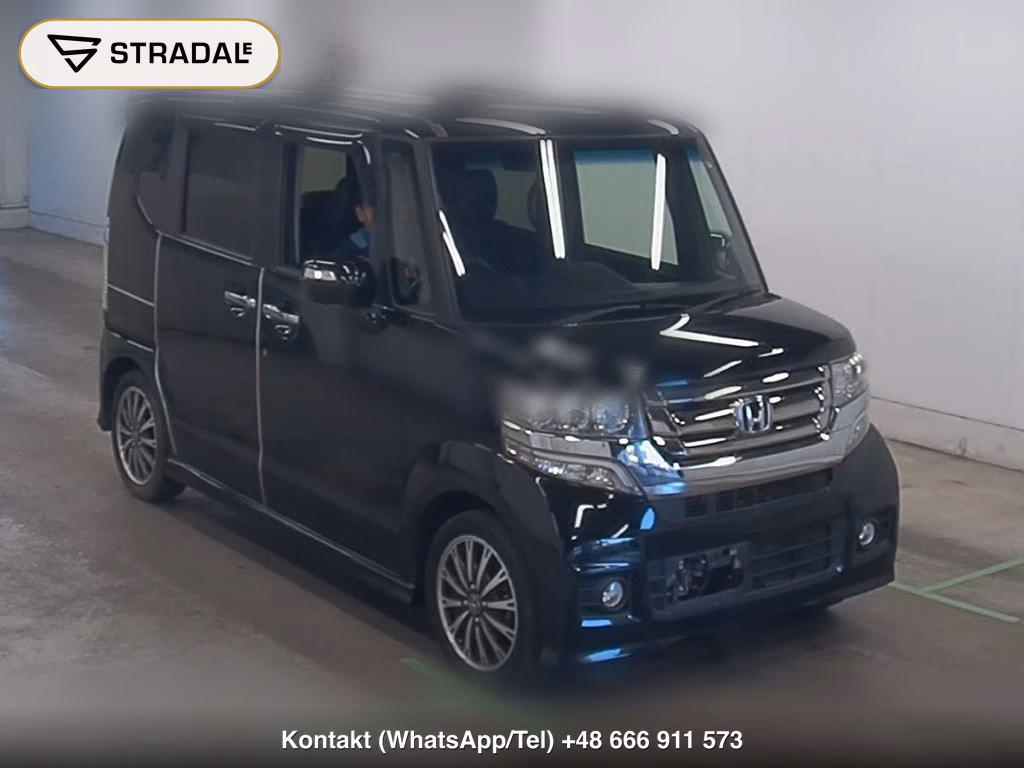 HONDA N-BOX CUSTOM G･TURBO L PACKAGE 2016, aukcja z Japonii, zdjęcie 1