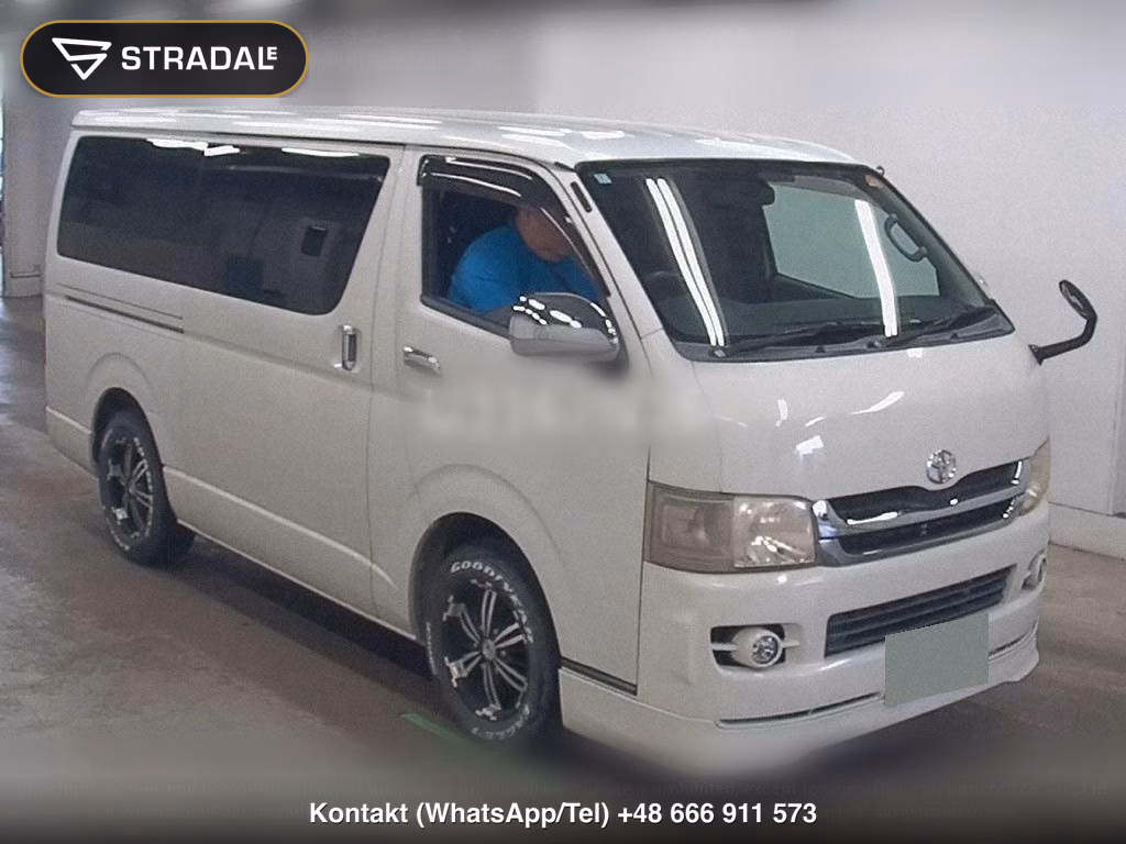 TOYOTA HIACE VAN 5D LONG SUPER GL 2009, aukcja z Japonii, zdjęcie 1