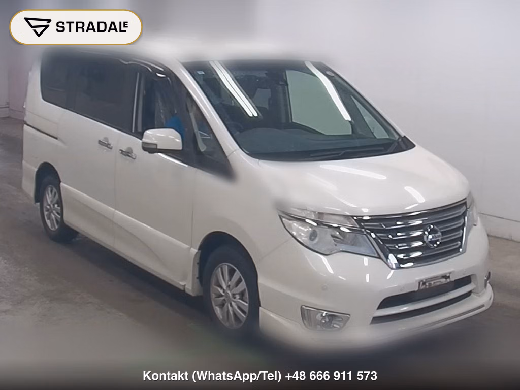 NISSAN SERENA 5D 4WD HIGHWAY STAR V AERO MODE + SAFETY Ⅱ 2015, aukcja z Japonii, zdjęcie 1