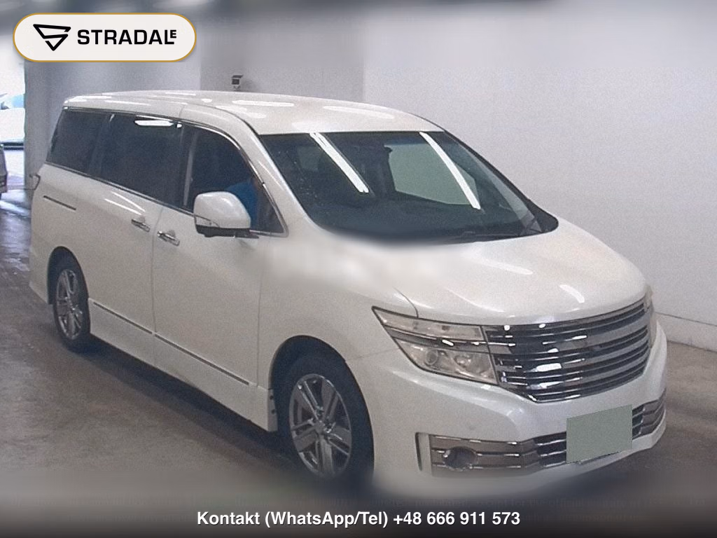 NISSAN ELGRAND 5D RIDER BLACK LINE BLACK LEATHER SEAT, miniaturka 2