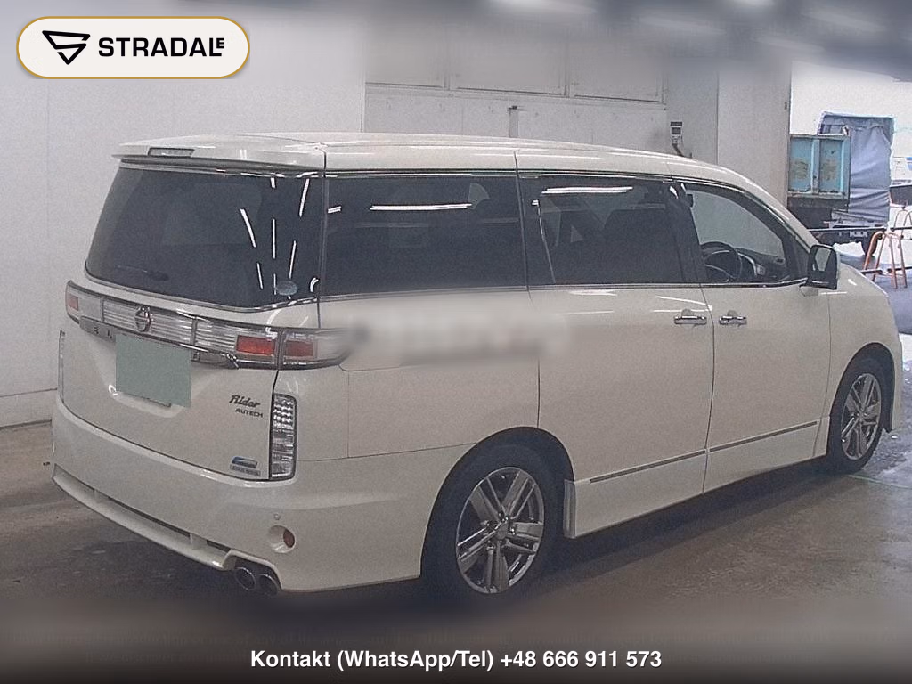 NISSAN ELGRAND 5D RIDER BLACK LINE BLACK LEATHER SEAT, miniaturka 6