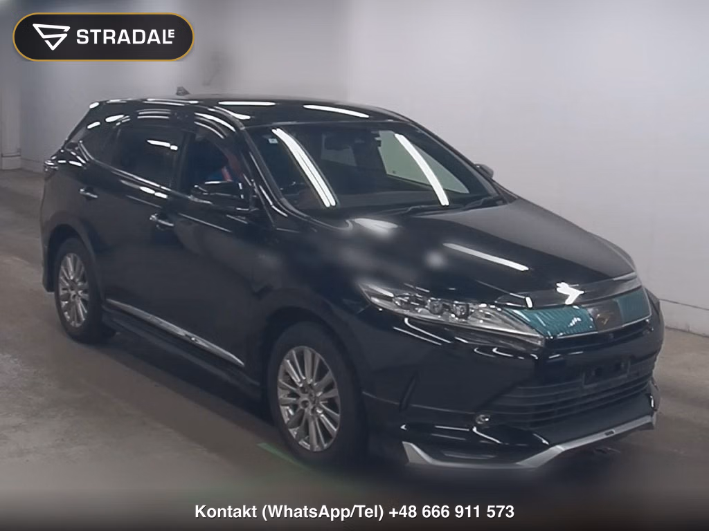 TOYOTA HARRIER HYBRID 4WD PROGRESS METAL AND LEATHER PACKAGE 2018, aukcja z Japonii, zdjęcie 1