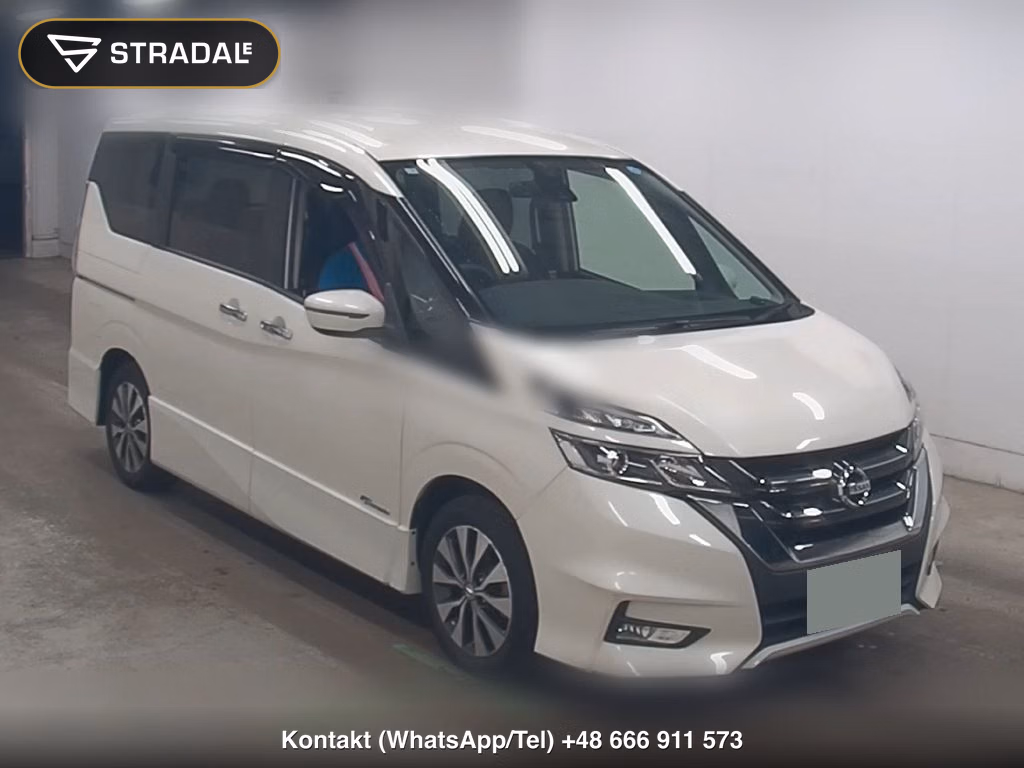 NISSAN SERENA 5D HIGHWAY STAR 2017, aukcja z Japonii, zdjęcie 1