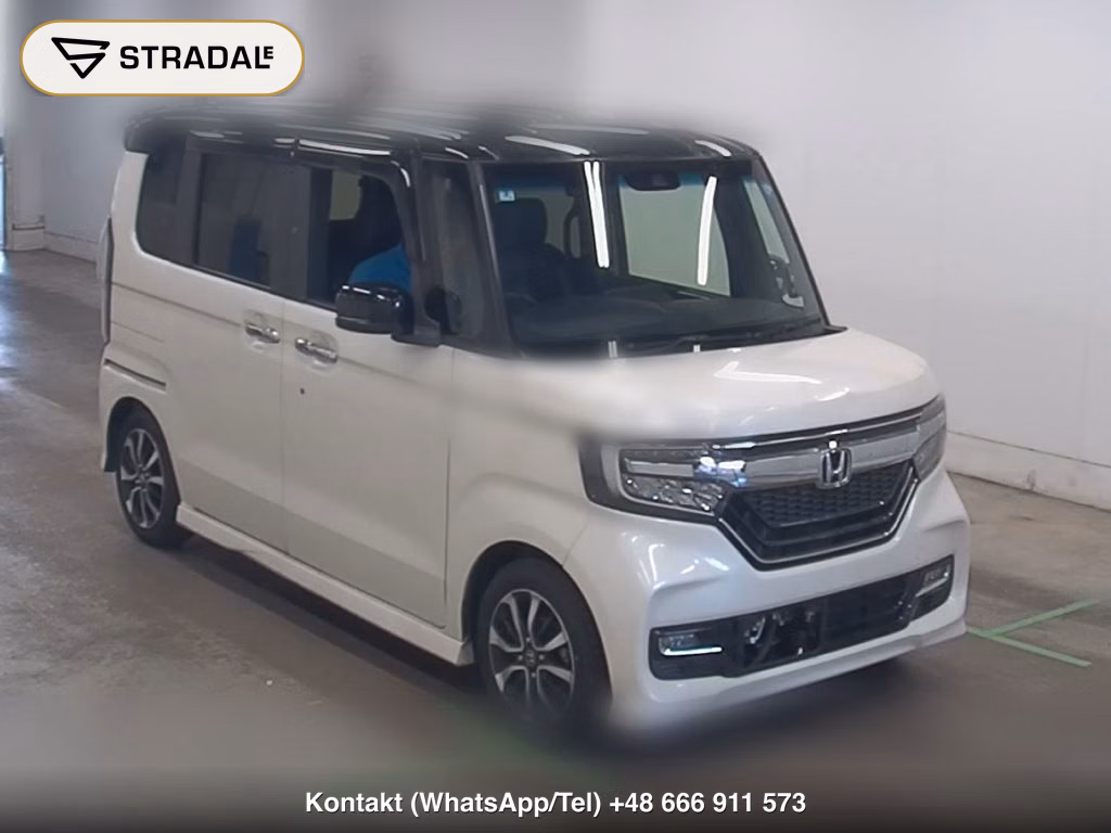 HONDA N-BOX CUSTOM G・EX HONDA SENSING 2018, aukcja z Japonii, zdjęcie 1