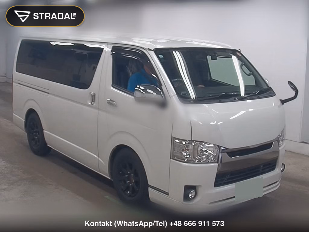 TOYOTA HIACE VAN 5D LONG SUPER GL DARK PRIME 2016, aukcja z Japonii, zdjęcie 1