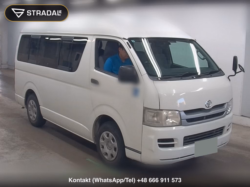 TOYOTA HIACE VAN 4D WELCAB 2010, aukcja z Japonii, zdjęcie 1