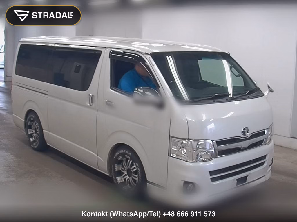 TOYOTA HIACE VAN 5D LONG SUPER GL 2012, aukcja z Japonii, zdjęcie 1