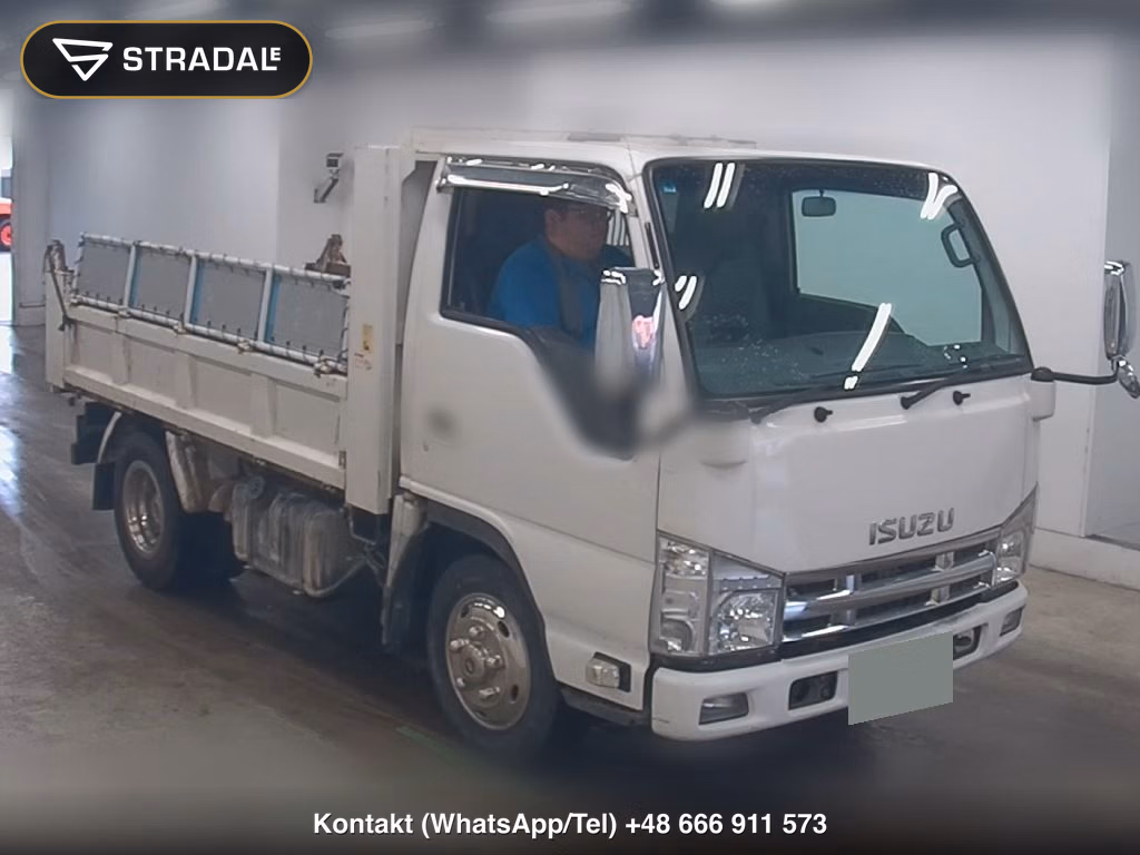 ISUZU ELF TRUCK 2D FULL FLAT LOW DUMP 2012, aukcja z Japonii, zdjęcie 1