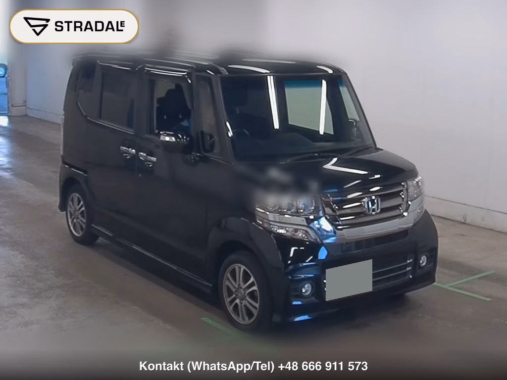 HONDA N-BOX CUSTOM G･L PACKAGE 2016, aukcja z Japonii, zdjęcie 1