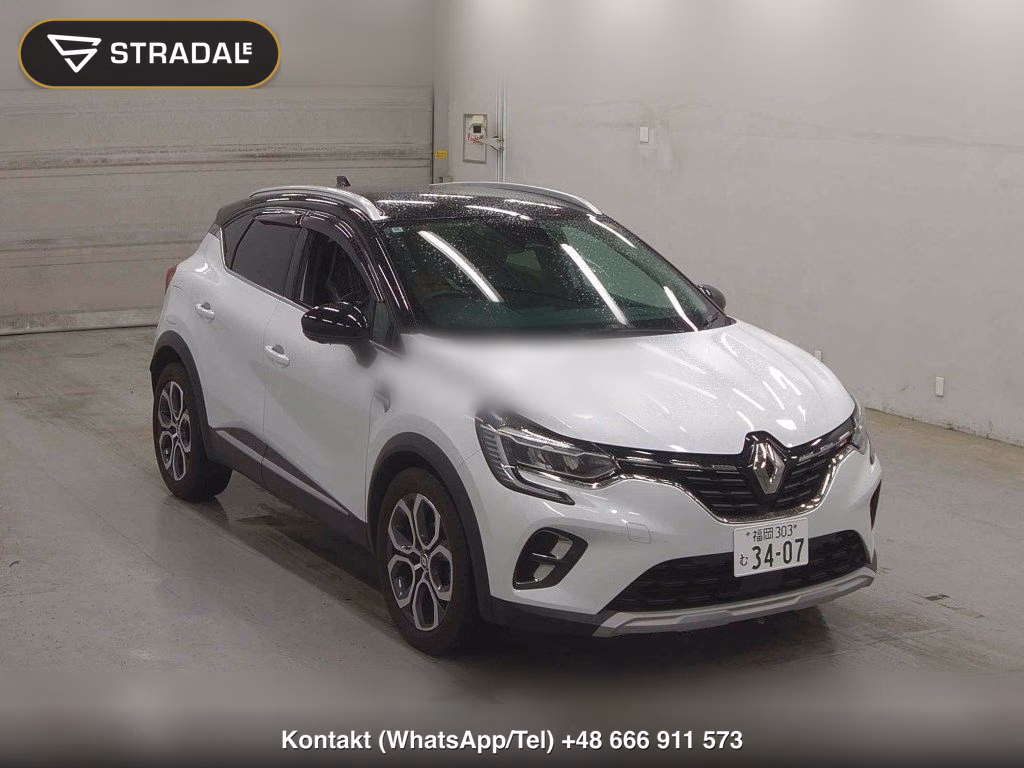 RENAULT CAPTUR INTENS 2022, aukcja z Japonii, zdjęcie 1
