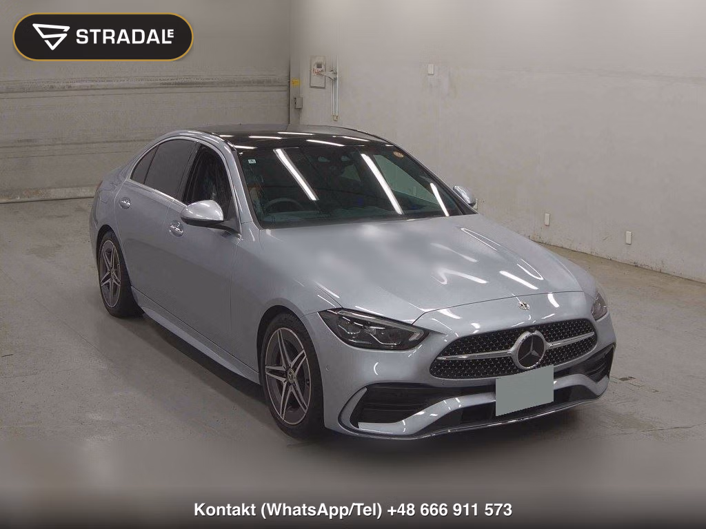 MERCEDES BENZ C-CLASS 4D C180 AVANTGARDE AMG LINE 2022, aukcja z Japonii, zdjęcie 1