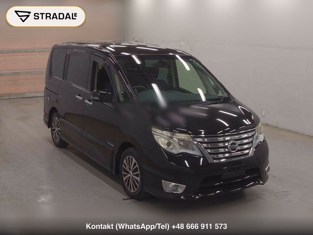 NISSAN SERENA 5D HIGHWAY STAR S-HYBRID 2014, aukcja z Japonii, zdjęcie 1