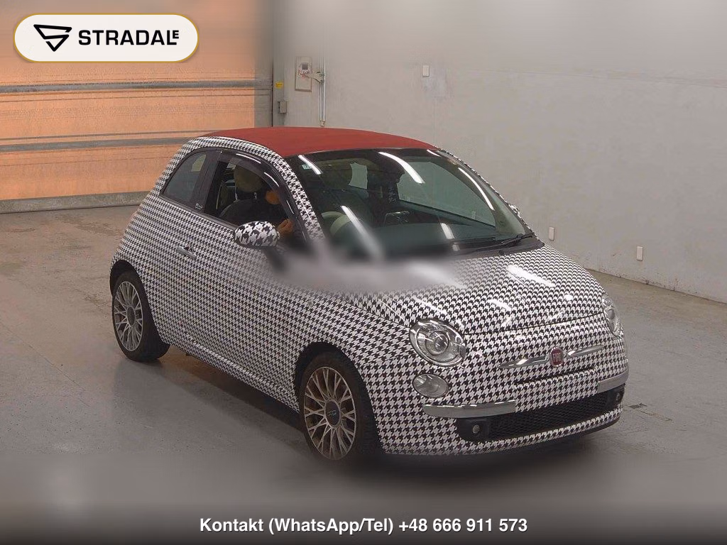 FIAT 500C TWINAIR LOUNGE 2014, aukcja z Japonii, zdjęcie 1