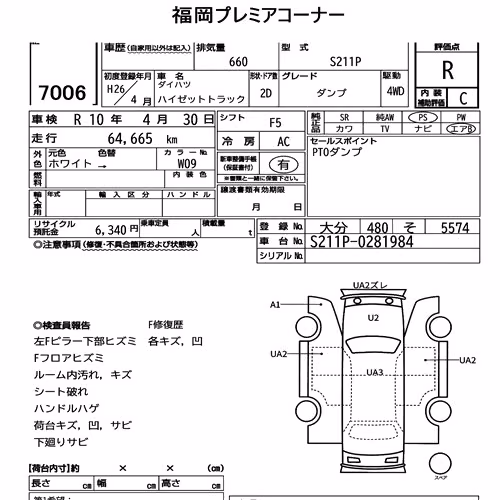 Notka aukcyjna: DAIHATSU HIJET TRUCK 4WD DUMP