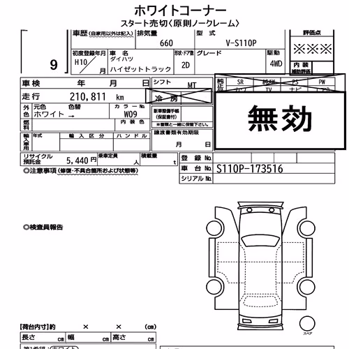Notka aukcyjna: DAIHATSU HIJET TRUCK 4WD