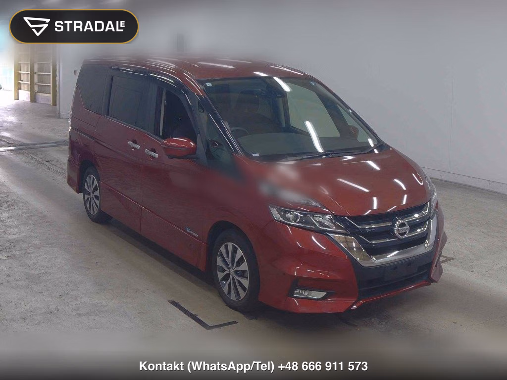NISSAN SERENA 5D HIGHWAY STAR G 2017, aukcja z Japonii, zdjęcie 1