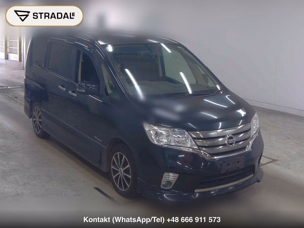 NISSAN SERENA 5D HIGHWAY STAR S-HYBRID V AERO MODE 2013, aukcja z Japonii, zdjęcie 1