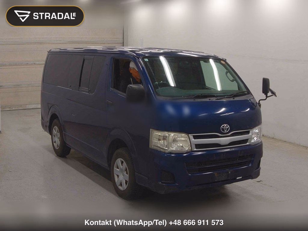 TOYOTA HIACE VAN 4D 4WD 2011, aukcja z Japonii, zdjęcie 1