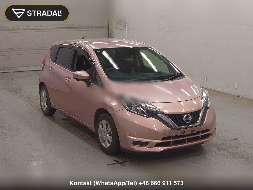 NISSAN NOTE X 2017, aukcja z Japonii, zdjęcie 1