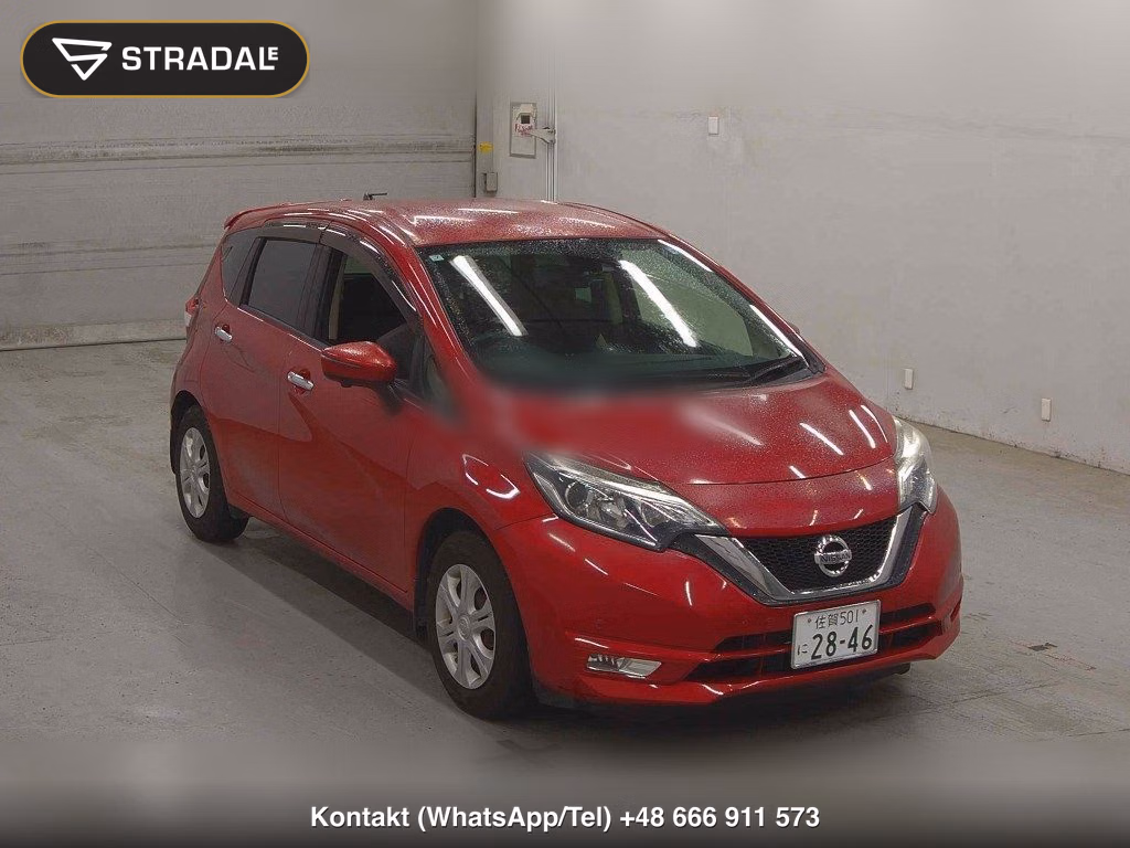 NISSAN NOTE X DIG-S 2017, aukcja z Japonii, zdjęcie 1