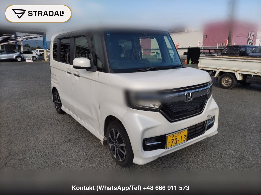 HONDA N-BOX CUSTOM G･L HONDA SENSING 2018, aukcja z Japonii, zdjęcie 1