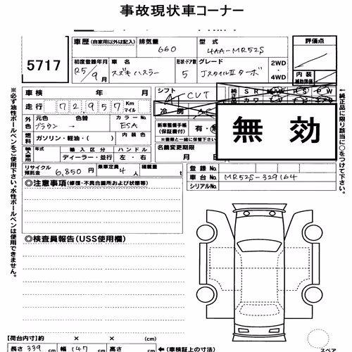 Notka aukcyjna: SUZUKI HUSTLER J STYLEⅡ TURBO
