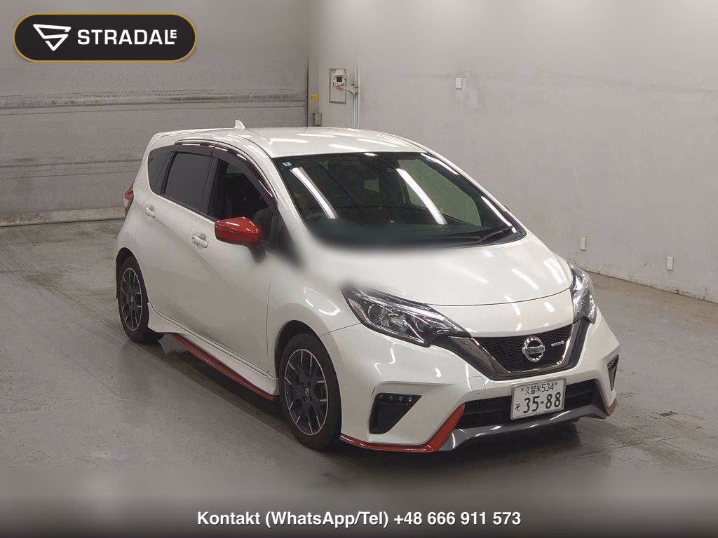 NISSAN NOTE NISMO 2018, aukcja z Japonii, zdjęcie 1