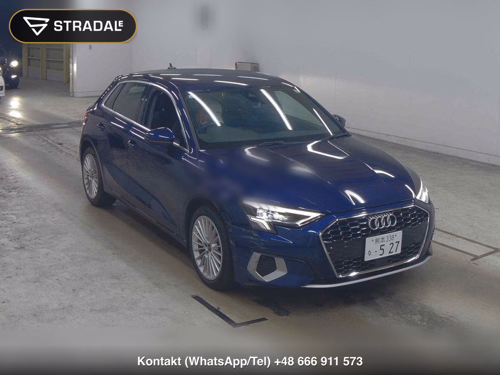AUDI A3 5D SPORTBACK 30TFSI ADVANCED 2021, aukcja z Japonii, zdjęcie 1