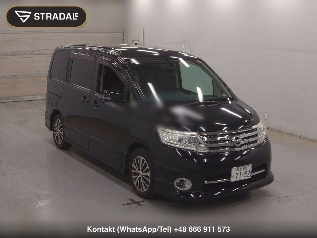 NISSAN SERENA 5D HIGHWAY STAR V AERO SELECTION 2010, aukcja z Japonii, zdjęcie 1
