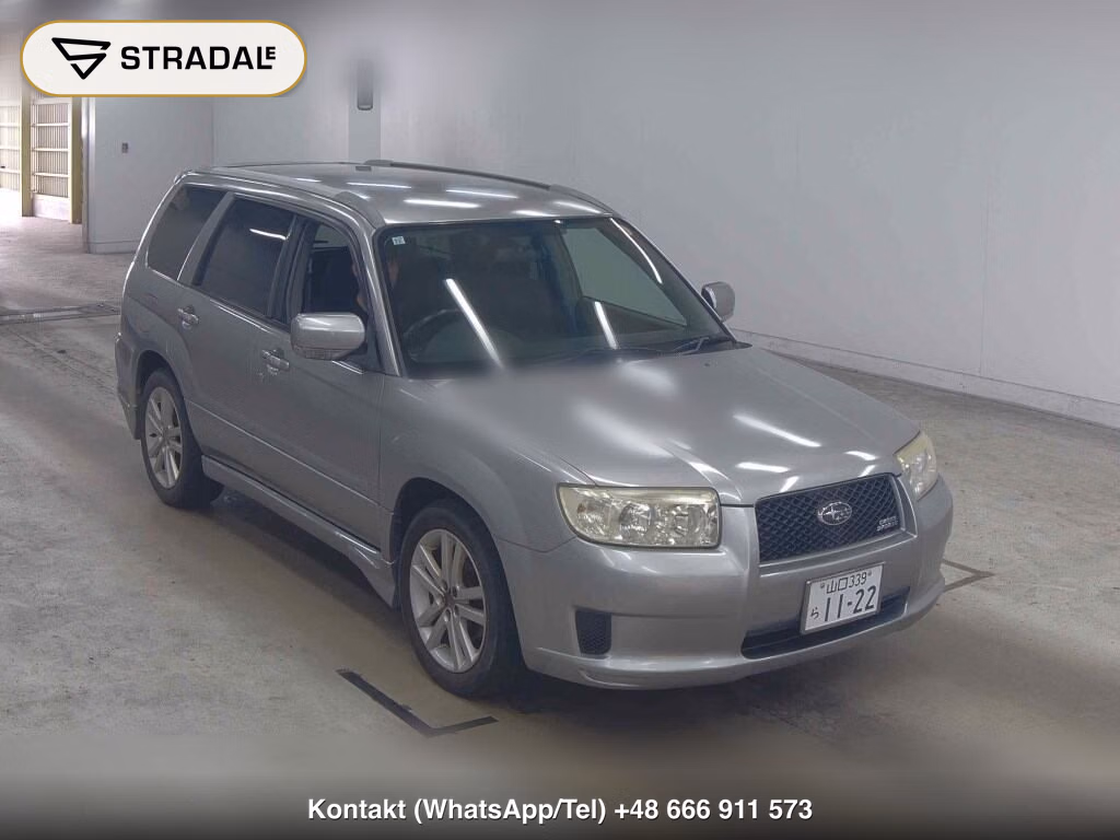 SUBARU FORESTER 4WD CROSS SPORTS 2.0I ALCANTARA STYLE 2007, aukcja z Japonii, zdjęcie 1
