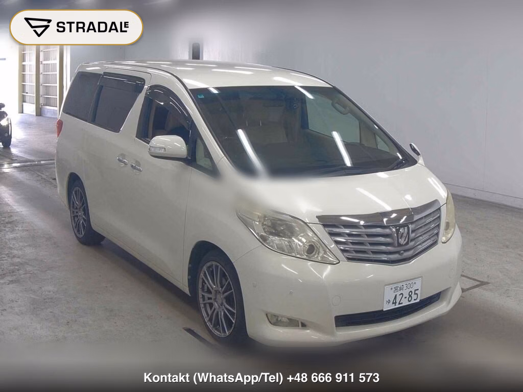 TOYOTA ALPHARD 240G 2008, aukcja z Japonii, zdjęcie 1