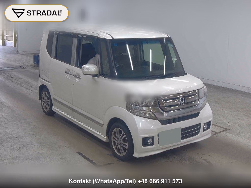 HONDA N-BOX CUSTOM G・L PACKAGE 2015, aukcja z Japonii, zdjęcie 1