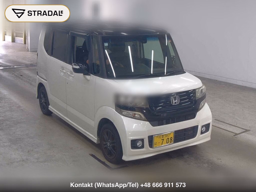 HONDA N-BOX CUSTOM 2TONE COLOR STYLE G・A PACKAGE 2014, aukcja z Japonii, zdjęcie 1