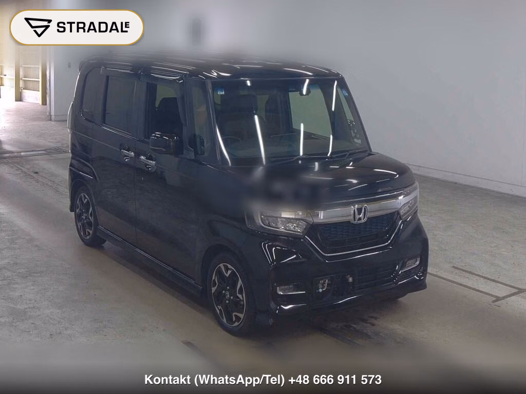 HONDA N-BOX CUSTOM G・L TURBO HONDA SENSING 2019, aukcja z Japonii, zdjęcie 1