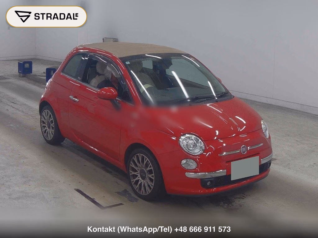FIAT 500C MIMOSA 2015, aukcja z Japonii, zdjęcie 1