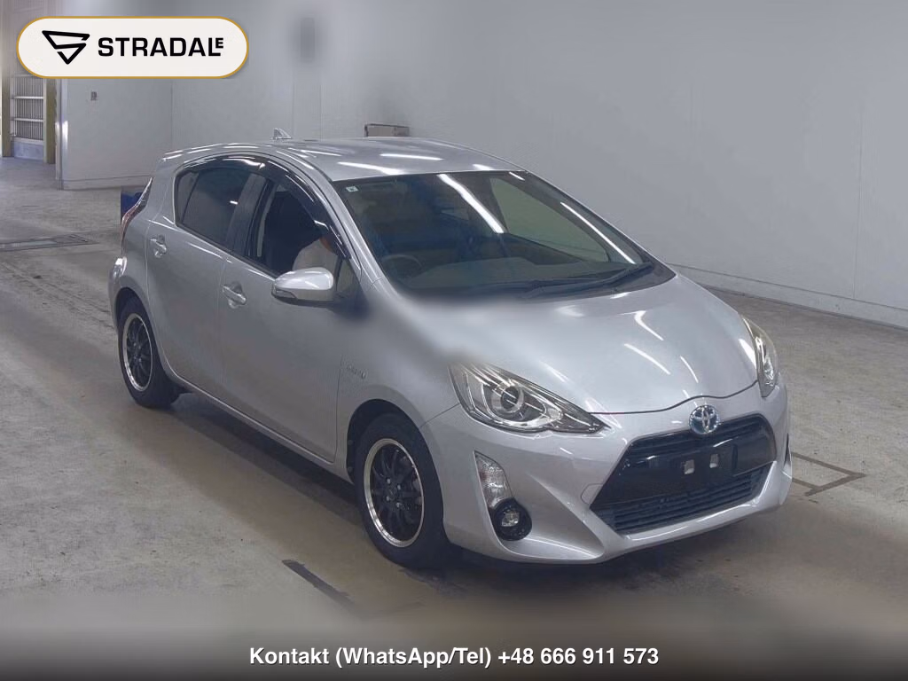 TOYOTA AQUA G BLACK SOFT LEATHER SELECTION 2015, aukcja z Japonii, zdjęcie 1