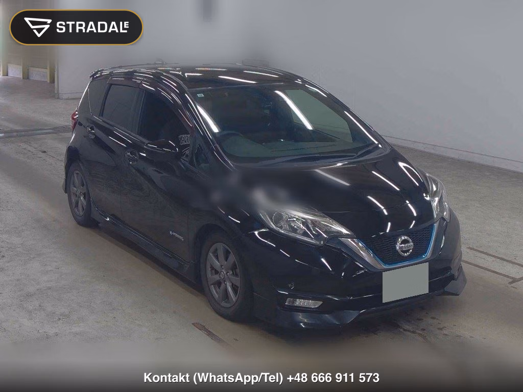 NISSAN NOTE E-POWER X BLACK ARROW 2017, aukcja z Japonii, zdjęcie 1