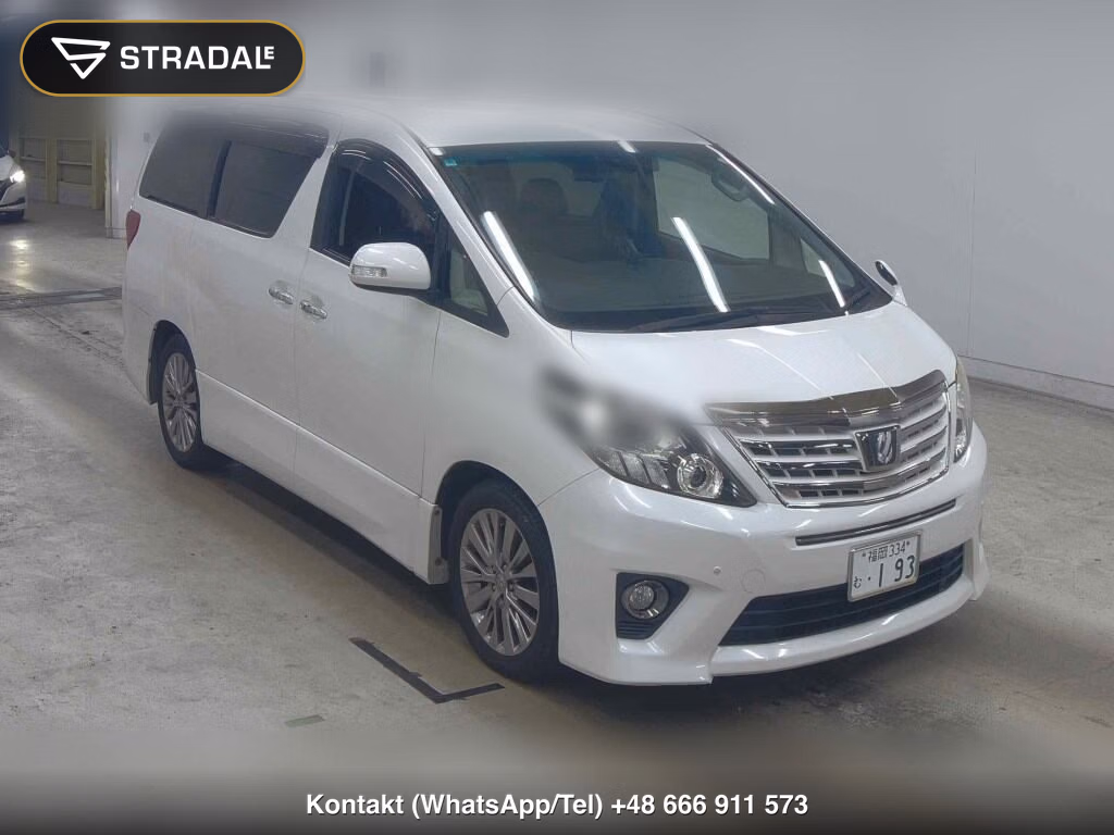 TOYOTA ALPHARD 240S TYPE GOLD 2013, aukcja z Japonii, zdjęcie 1